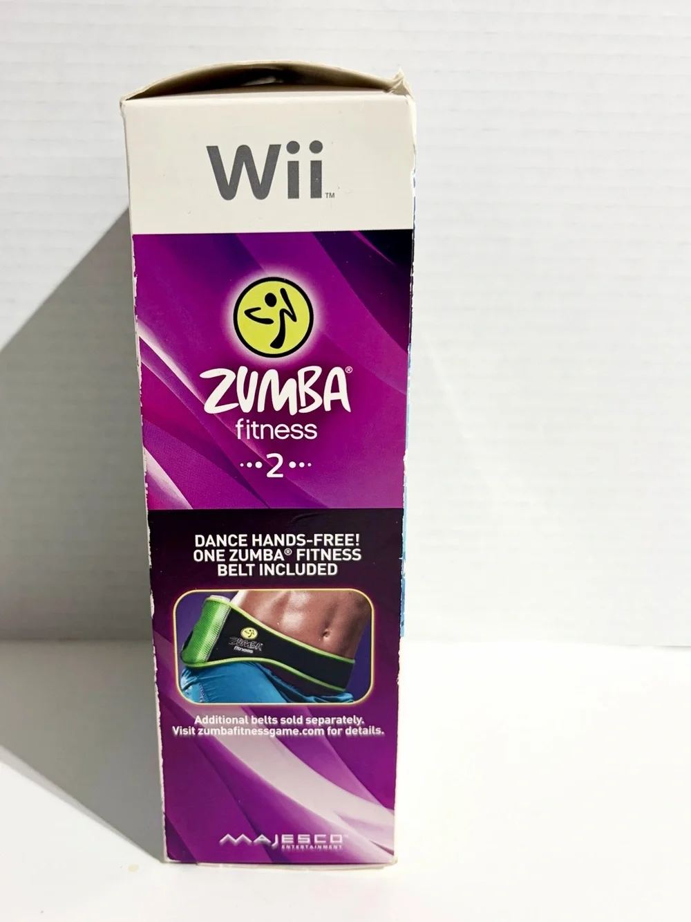 Wii Zumba Fitness 2 With Belt Nintendo 2011 Brand NEW Factory Sealed Tabs NIB